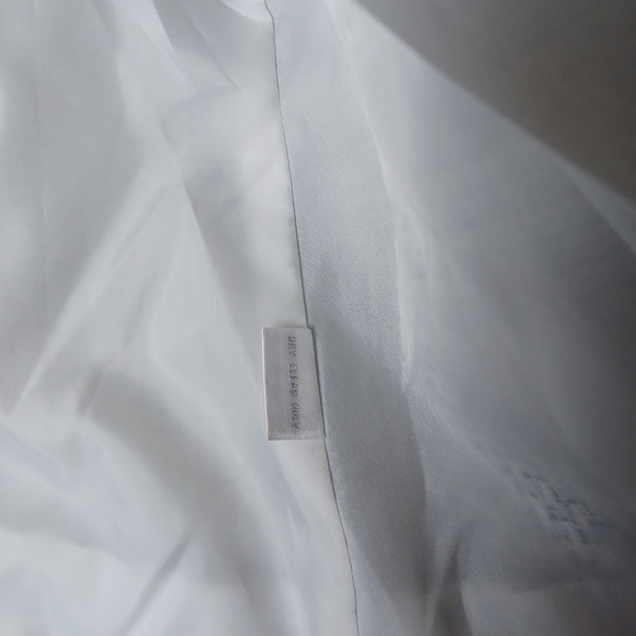 Worthington Blue and White Tweed Frayed Long Sleeve Blazer Women's Size S (6-8) - Picture 10 of 10